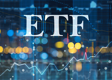 image of a stock with the words ETF